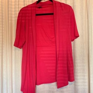 EUC Hot Pink Express Cardigan size S